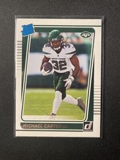 2021 Donruss Football Michael Carter Rated Rookie #268 Jets