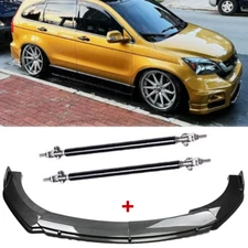 Carbon Front Bumper Lip Splitter Spoiler Body Kit For Honda Pilot 2003-2023 N
