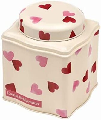 Emma Bridgewater Pink Hearts Dome Top Deckel Aufbewahrungsbehälter perfekt für Wohnwagen