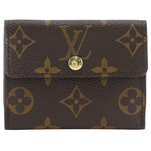 LOUIS VUITTON Ludlow Coin Purse M61297 Brown Monogram canvas unisex