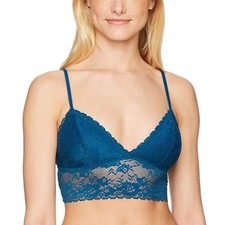 Maidenform Women's Lace Longline Bralette Bra DM1127 Oceanic Blue Sz.L,XL