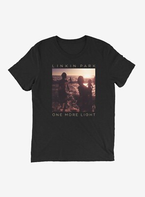 Linkin Park 'One More Light' T-Shirt, Heavy Black Cotton T-shirt, Size S to 5XL