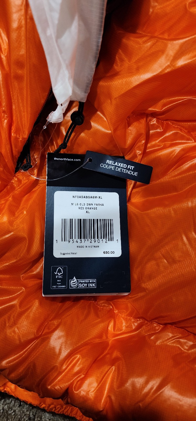 Rare Mens NWT North Face Summit Series L6 Parka Puffer Coat Sz XL image 8