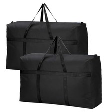 2 Pack 160L Extra Large Storage Bags with Strong Zippers for Moving and Travel