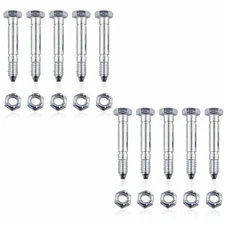 10PK Shear Pin & Nut Kit for Ariens Snowblower – OEM Replace 510015 51001500