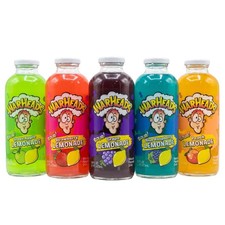 Warheads Sour Lemonade Variety Pack, 5 Naturally Flavored Sour Lemonades, 1 Pt,