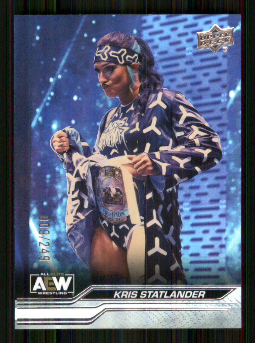2024 Upper Deck AEW Steel Cage #35 Kris Statlander /249 SN 11667