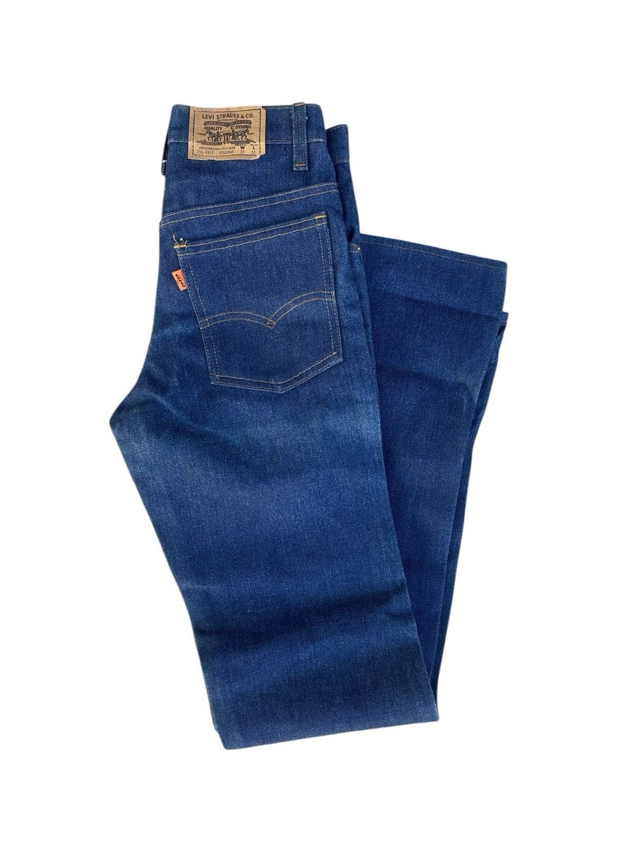 NWOT VTG Levis 716-0914 Jeans Sz 27x32 Fit 26x32 Orange Tab Slim