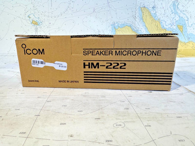 Icom HM-222 Speaker Microphone for Portable Radio IP67 *NEW*