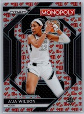 2024 Panini Monopoly Prizm A'JA WILSON Dice Prizm #WNBA3 Aces