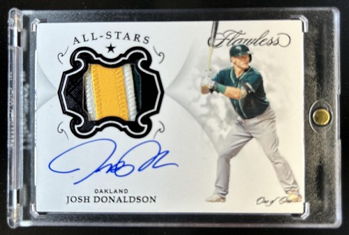 2019 Panini Flawless Josh Donaldson All Stars Patch Auto Black #1/1 #AS-JD
