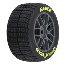 Pro-Line Racing 1030310 1:12 Goodyear Eagle Dirt Tire F/R MTD Gray Wheels (4)