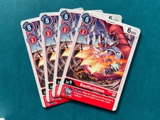 BaoHuckmon ST12-06 Playset Starter Deck Jesmon Digimon Card Game x4