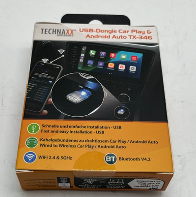 TECHNAXX USB-Dongle Car Play- & Android Auto TX-346 OVP #TK380A