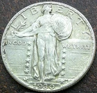 US 1930 Standing Liberty Quarter  **
