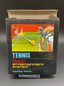Tenis -Nintendo NES - EMBALAJE ORIGINAL/tumbas/caja peque&ntilde;a - versi&oacute;n europea - EXCELENTE