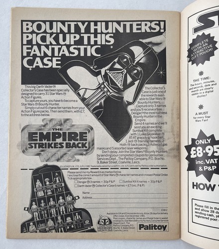 Vintage Star Wars Weekly Marvel Comic Nr. 149 September 1981 Palitoy Vader Werbung - Bild 3 von 3