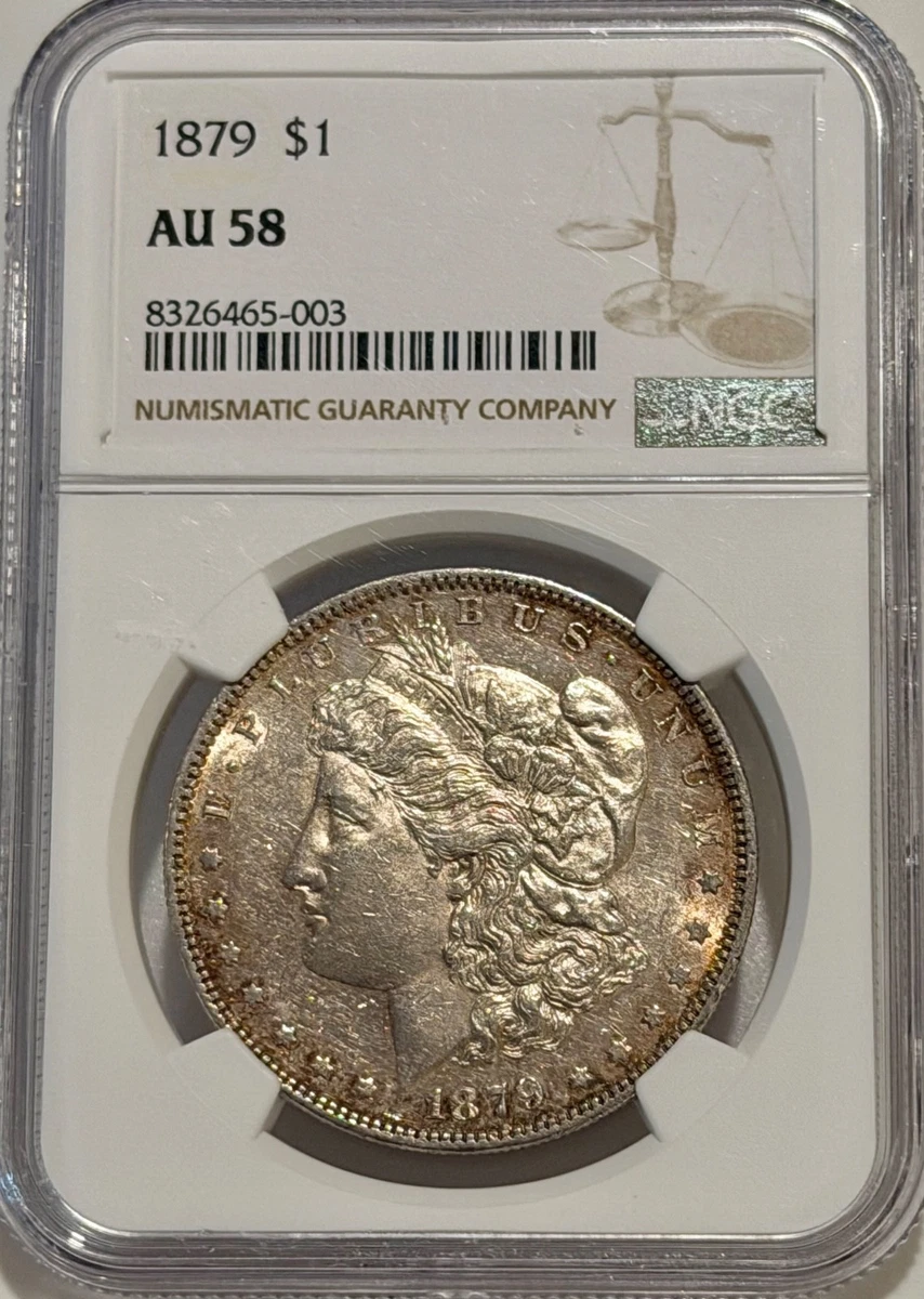モンゴル銀幣　ロシア製　PCGS AU58 極美品　本物 AU 58 Graded 1879 Year Morgan US Dollars (1878-1921) for sale | eBay