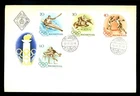 Postal History Hungary #1160//1167 FDC Summer Olympics Sports Games 1956