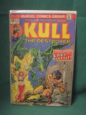 1974 Marvel - KULL THE DESTROYER #15 - 3.0