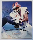 THURMAN THOMAS 1997 LEAF SIGNED AUTOGRAPHED 8X10 PHOTO BUFFALO BILLS AUTHENTIC