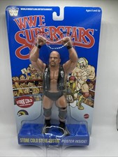 LJN WWE Superstars Series 2 “Stone Cold” Steve Austin 1980s Retro 8" IN HAND
