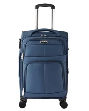 VEVOR Softside Expandable Luggage with Spinner Wheels, 20-Inch Softside Carry on