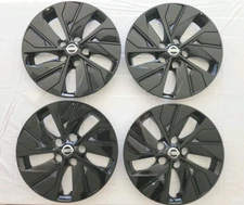 Set Of 4 Hubcaps Wheelcovers 16" Gloss Black Fits Nissan Altima 2019-2025  53099