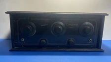 Vintage 1920s Clar-A-Dyne Model X Radio Receiver w/ 5 Tubes — Untested
