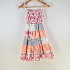 Mantaray girls dress 8 years fit flare multicolour floral sleeveless 128611