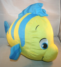 Just Play Little Mermaid Disney Princess Plush 14" Flounder Fish Stuffed Toy