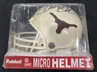 Priest Holmes Signed Mini Helmet Riddell Micro Texas Longhorns Chiefs JSA COA