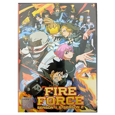 Anime DVD Fire Force Complete Series Season 1+2 (1-48End) English Dub All Region