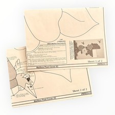 VTG Flower Hummingbird Mailbox The Winfield Collection Woodcraft Pattern Lot