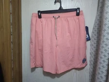 Life is Good Shorts Men Medium Jake Surfboard Surfing Pink Swim Trunks Beach NEW