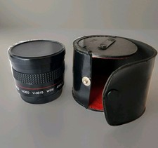 VTG AMBICO V-0315 Video Fish-Eye Lens 0.6X Wide-Angle  End Caps  Case EUC
