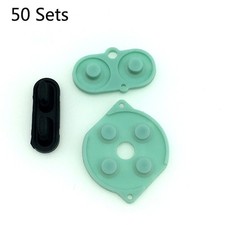 50sets Conductive Rubber Pad Set For Game Boy Color GBC D-Pad A B Start Buttons