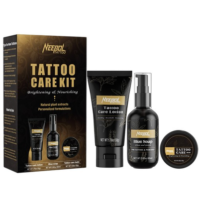 #ad Complete Tattoo Care Kit: Antimicrobial Soap Balm amp; Lotion for Quick Healing $12.90