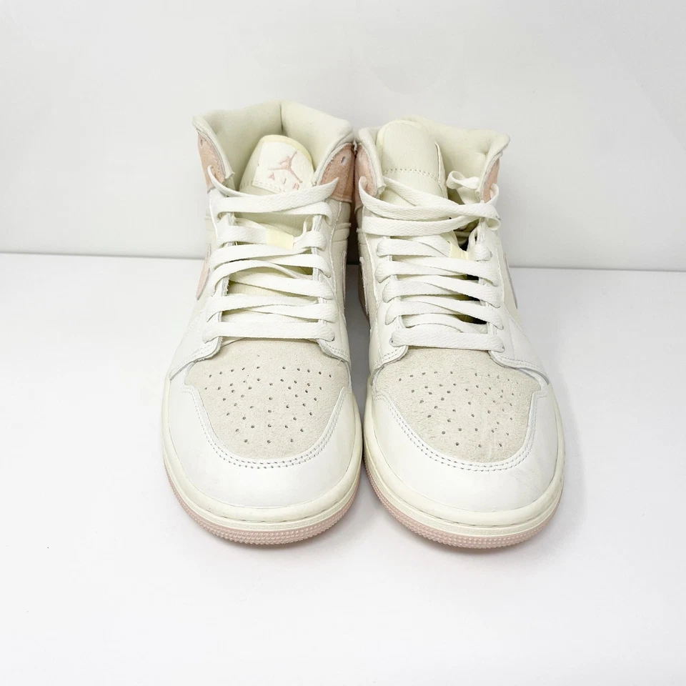 Nike Mujer Air Jordan 1 Mid SE FQ1926-161 Rosa Zapatos de Baloncesto Tenis Talla 9 Foto 3 de 4