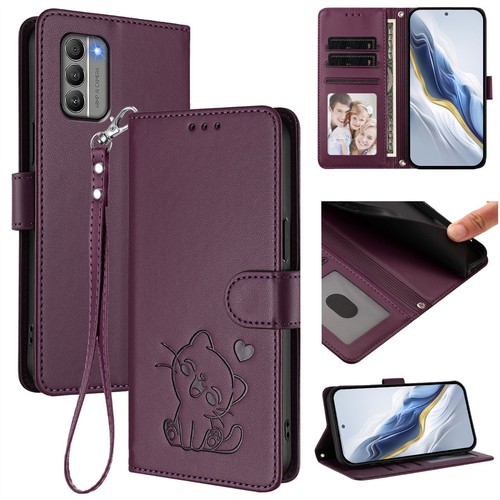 For Nokia G21 G400 C300 G42 G22 C32 C12 C30 C22 Embossed Wallet Case Phone Cover - Picture 2 of 21