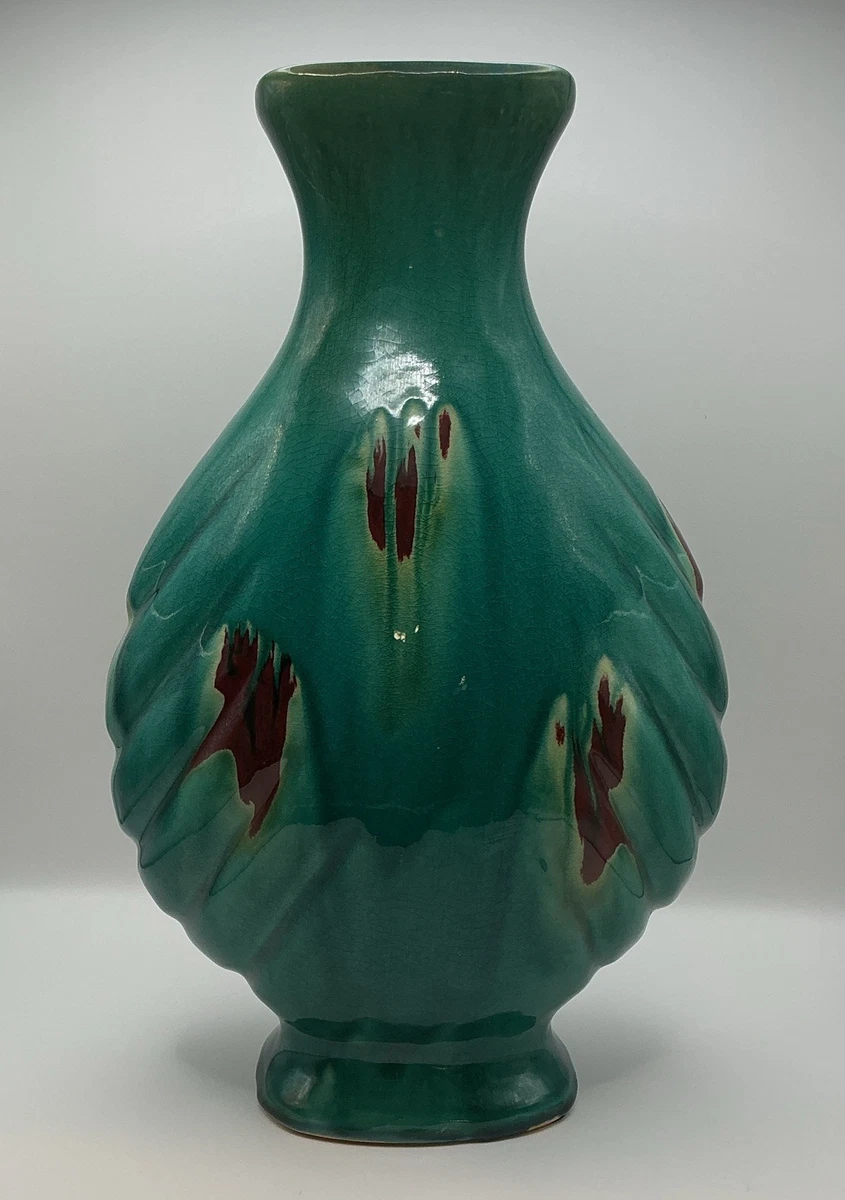 绿色花瓶陶瓷花瓶| eBay
