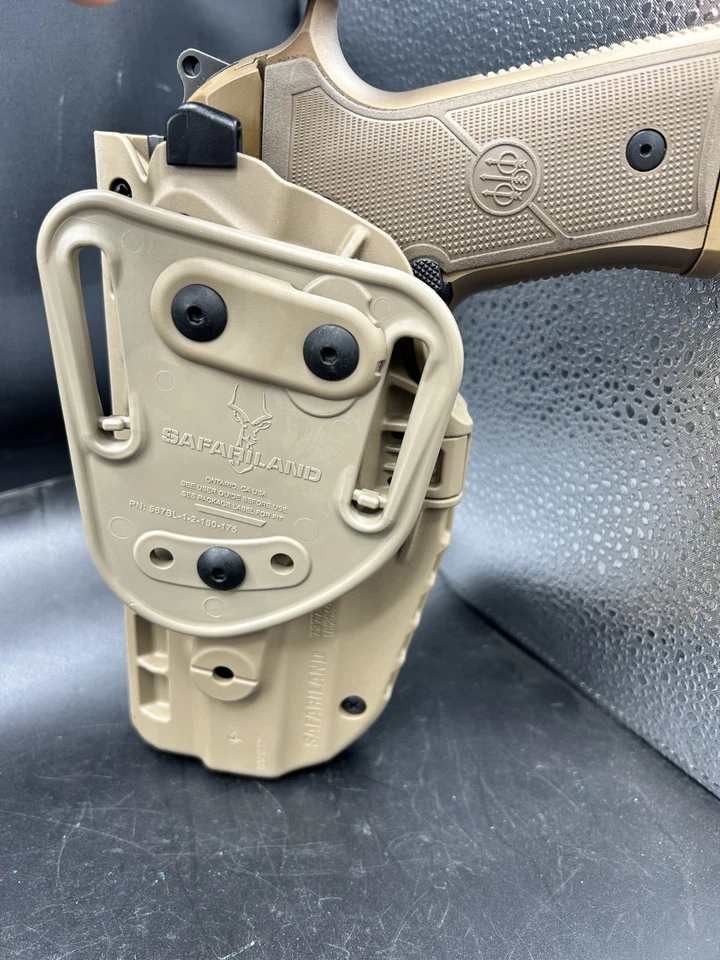 M9A3 SAFARILAND 7377 ALS  LEVEL 1 DUTY HOLSTER BERETTA M9A3 M9A4 4.9” - Image 2 of 4