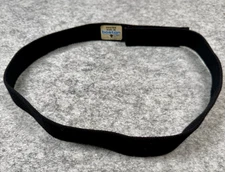Boston Leather Cotton Hook and Loop Closure Web Belt Size S M