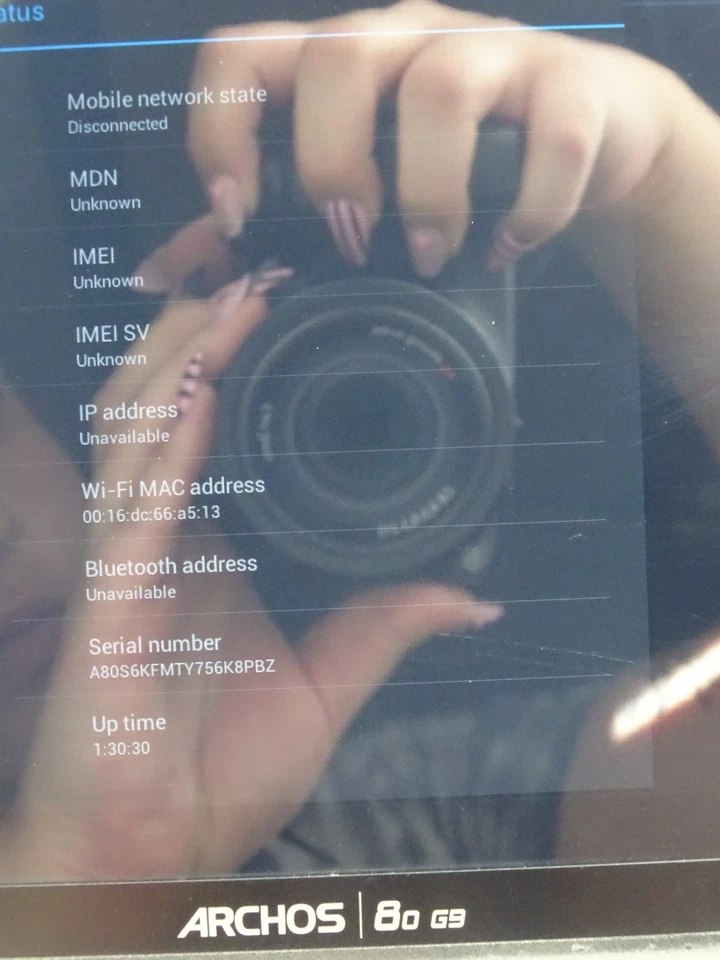 Archos 80 G9 8" 256 GB Grey Android 3.2 Honeycomb Tablet Tested - Image 4 of 4