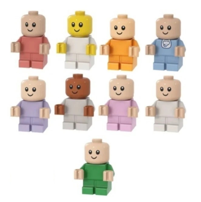 MOC LEGO Babies! Stroller, Crib, Play Pen! Lots of 5 - BUNDLE AND SAVE!