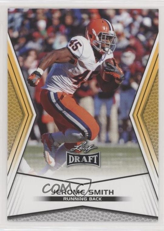 2014 Leaf Draft Gold Jerome Smith #68 Rookie RC 0w8