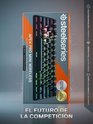 SteelSeries Apex Pro Mini Wireless RGB Gaming Keyboard
