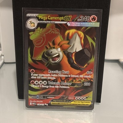  Mega Camerupt ex 156/132 Full Art Mega Evolutions Pokemon 2025 NM+ 