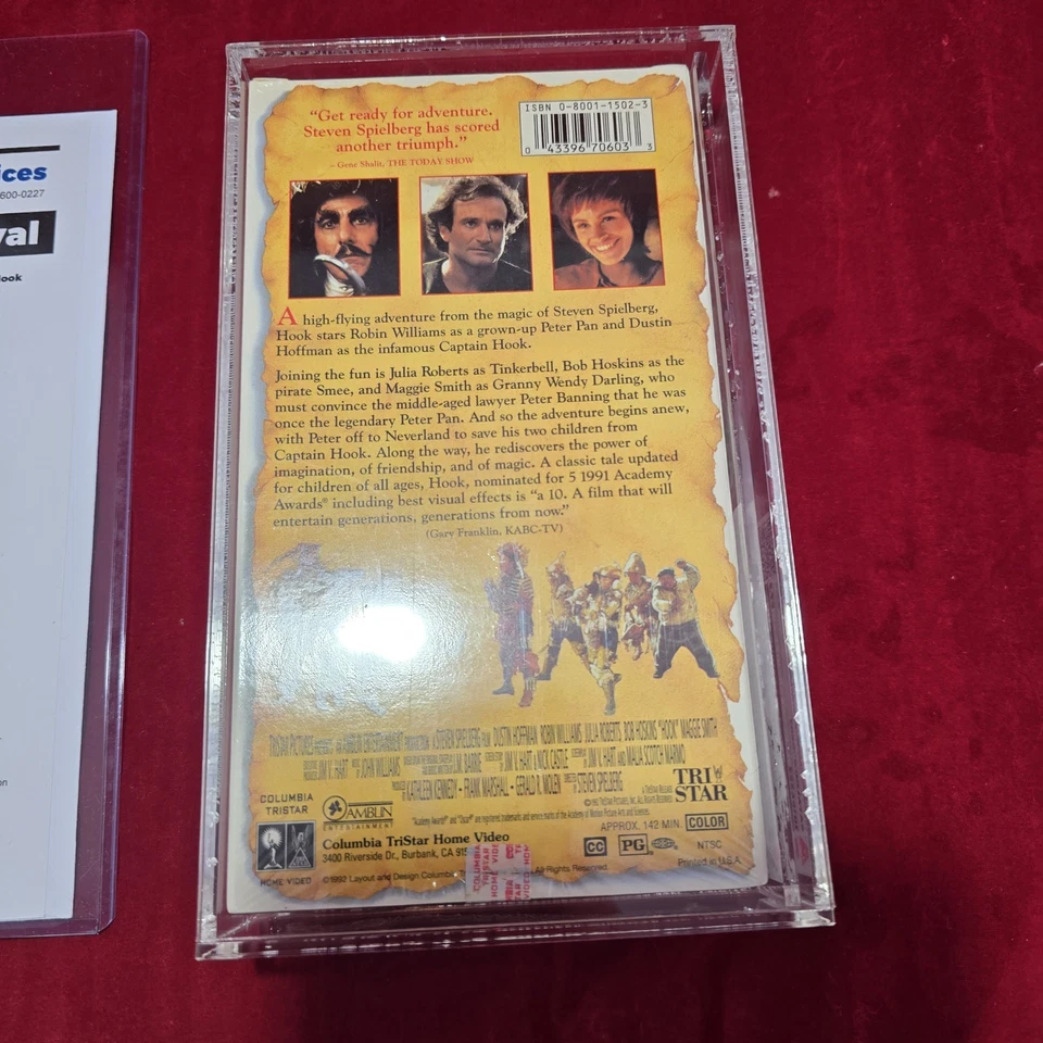 Hook Sealed VHS Tape CAS Graded 85 Real Grade 87.2 - Image 3 of 4