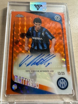 Lothar Matthäus /25 Auto geometric orange Topps Chrome UCC 2026 Inter Milan